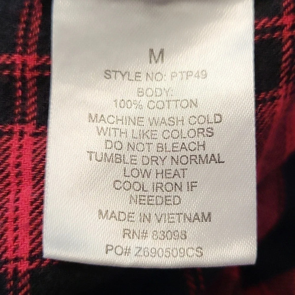 Ci Sono Women's Button Up Plaid Shirt (Size M) - Picture 4 of 4